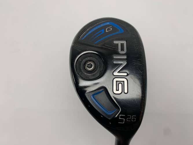 Ping G 2016 5 Hybrid 26* Alta 70g Regular Graphite Mens RH Midsize Grip