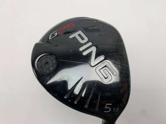 Ping G25 5 Fairway Wood 18* TFC189 Regular Graphite Mens RH Midsize Grip