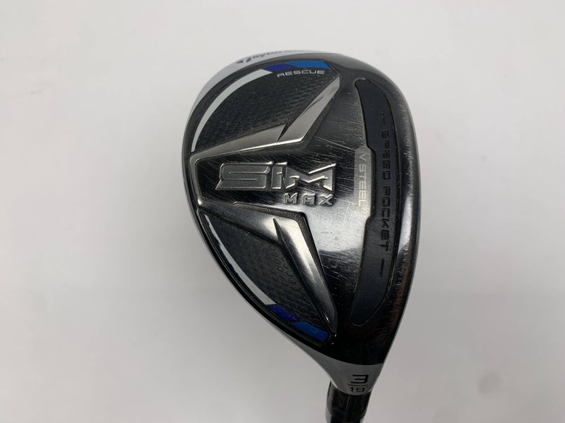 TaylorMade SIM MAX 3 Hybrid 19* Fujikura Ventus Blue 7S Stiff Graphite Mens RH