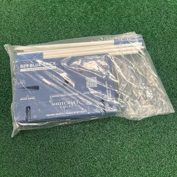 Shotcraft Golf B29 Blue Brick Practice Allignment Training Aid Angle Trainer
