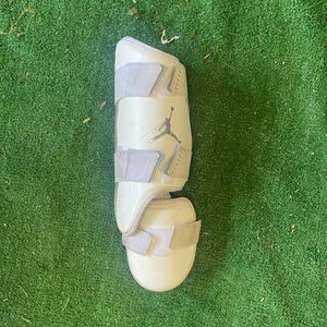 White Senior Air Jordan Shin Guards (Used)