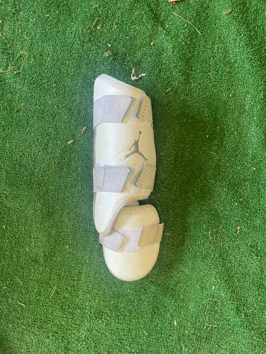 White Senior Air Jordan Shin Guards (Used)