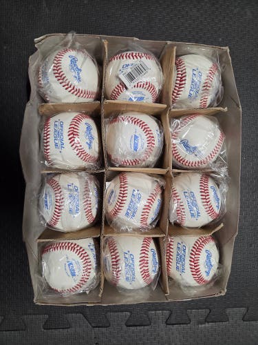 1 Dozen Rawlings NFHS certified new game baseballs