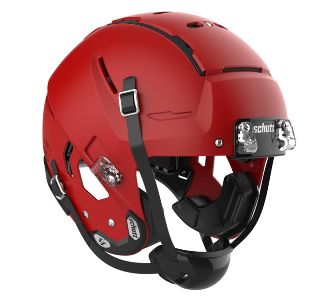 Schutt F7 2.0 Professional Football Helmet XL Scarlet No Facemask Open Box (NEW)