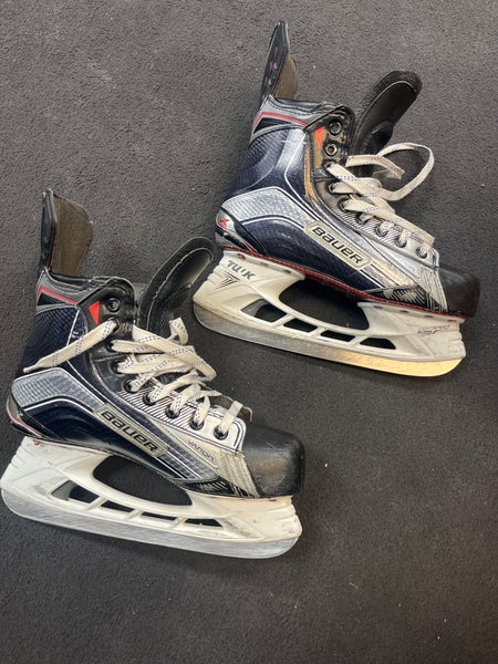 Pro Stock Bauer 1X Skates. Left 7.25 E/A Right 7 1/8 DA 263 Holders