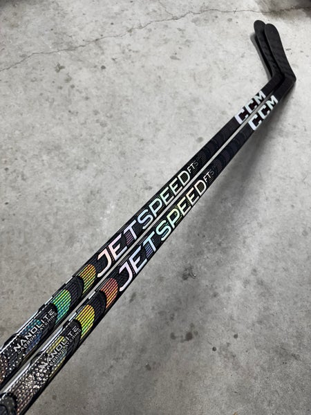 2 PACK - 85 Flex P92M Senior CCM JetSpeed FT5 Pro Left Hand Hockey Stick Pro Stock NHL (New)