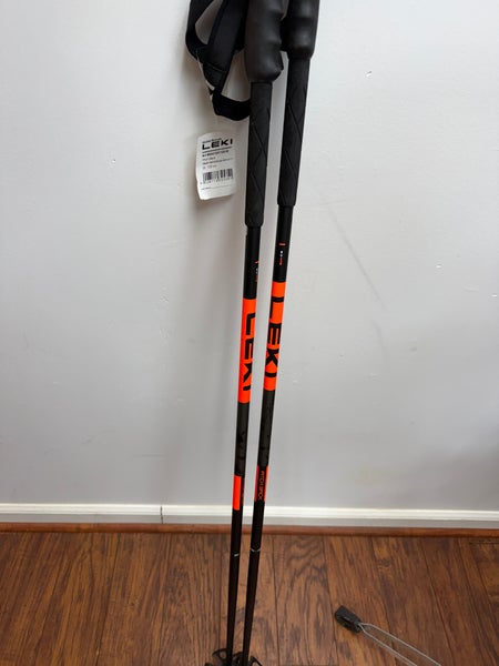 48in (120cm) Leki Powder LEKI PITCH BACK FREERIDE POLES Ski Poles (New)