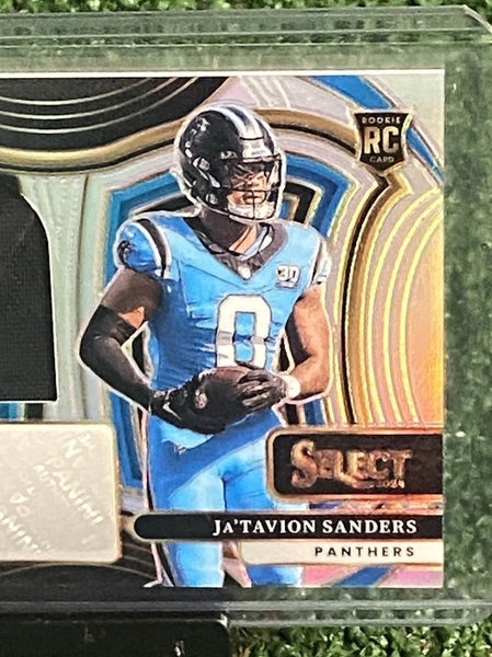 2024 Panini Select JA'TAVION SANDERS #40/99 Jumbo RPA #JRSS-JSS Panthers Rookie