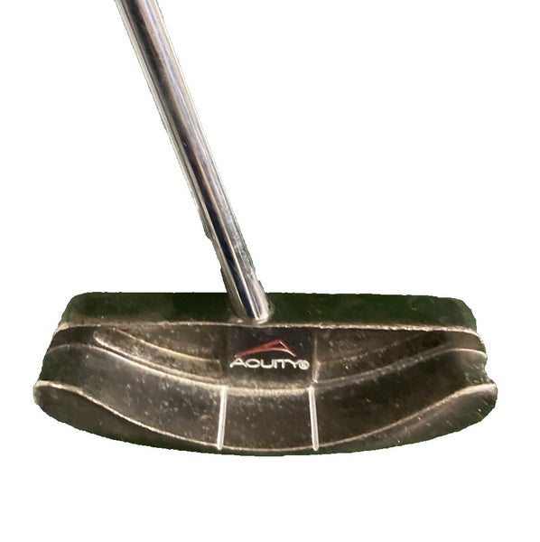 Acuity ON3 Stainless Center Shaft Blade Putter RH Steel 35" New Midsize Grip