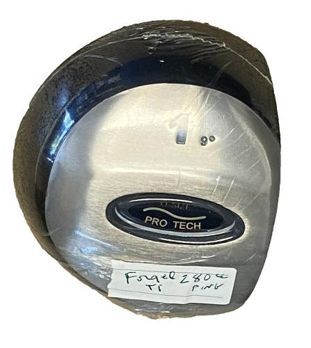 Pro Tech O-Size 280cc Forged Ti 9* Driver Head Only 0.335 RH New In Wrapper NOS