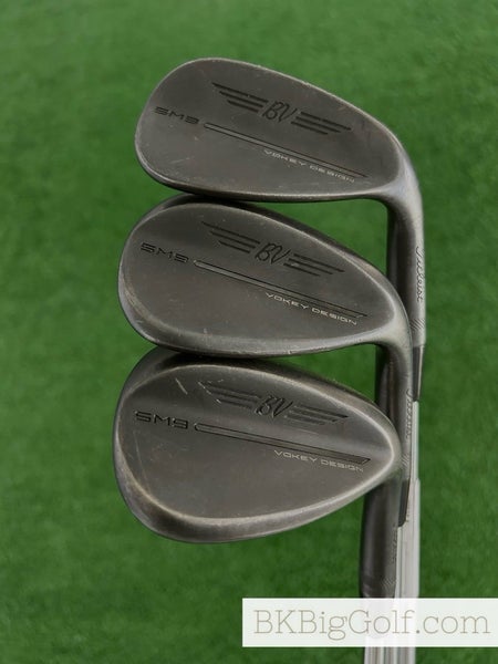 Titleist Vokey SM9 Black 3 Wedge Set (52, 56, & 60 Degrees) -1
