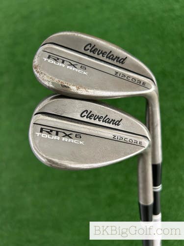 Cleveland RTX6 Tour Rack Raw 2 Wedge Set (56 & 60 Degrees) +1