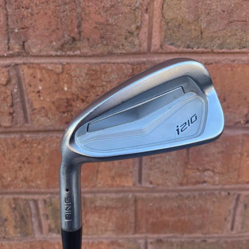 LH Left Hand Ping i210 Black Dot Single 6 Iron KBS C-taper 110 Regular Steel