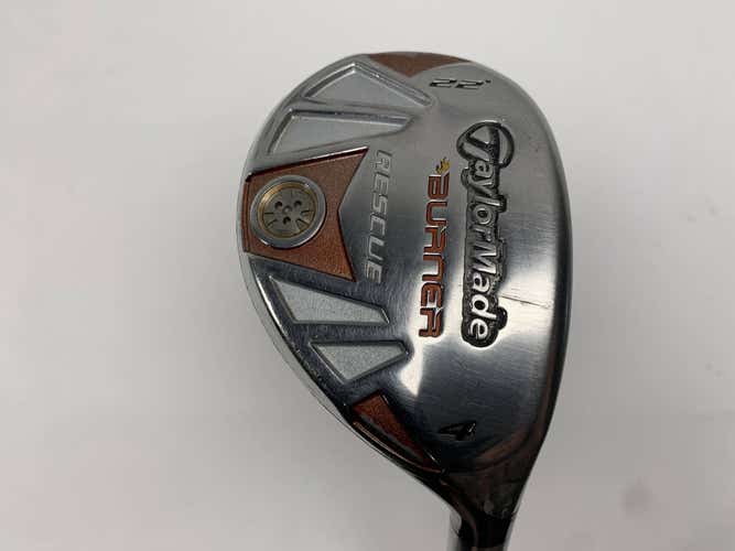TaylorMade Burner Rescue 4 Hybrid 22* REAX SuperFast 65g Regular Graphite RH