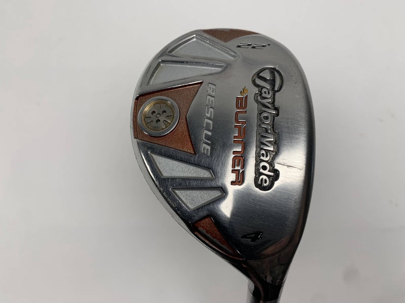 TaylorMade Burner Rescue 4 Hybrid 22* REAX SuperFast 65g Regular Graphite RH