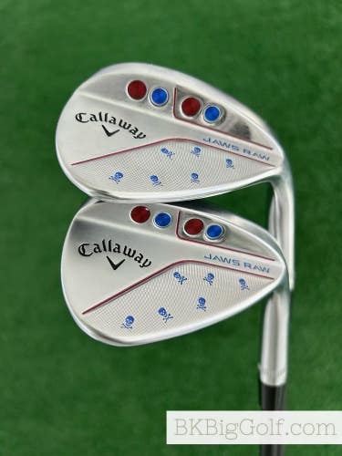 Callaway Jaws Raw Full Toe Custom Skull and Crossbones Wedge Set