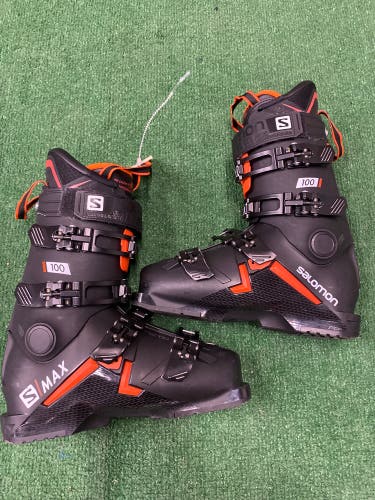 Mondo 25 & 25.5 Salomon S/Max 100 Ski Boots Medium Flex (Used)