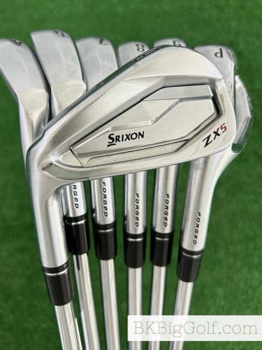 LH Srixon ZX5 / ZX7 Forged Combo Iron Set 4-P / KBS Tour 110 Regular