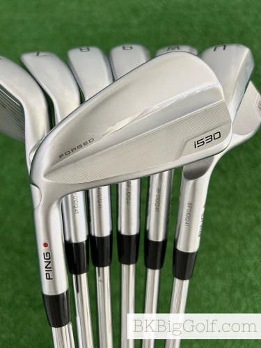 LH Ping i530 Forged Iron Set 5-U / KBS $-Taper 120 Stiff