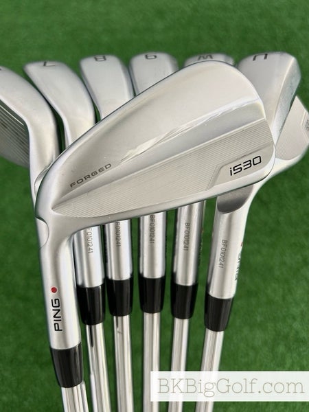 LH Ping i530 Forged Iron Set 5-U / KBS $-Taper 120 Stiff