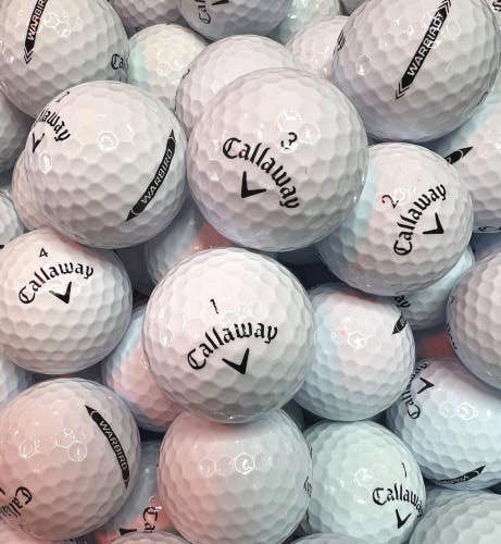 4 Dozen Premium AAA White Callway Warbird Used Golf Balls