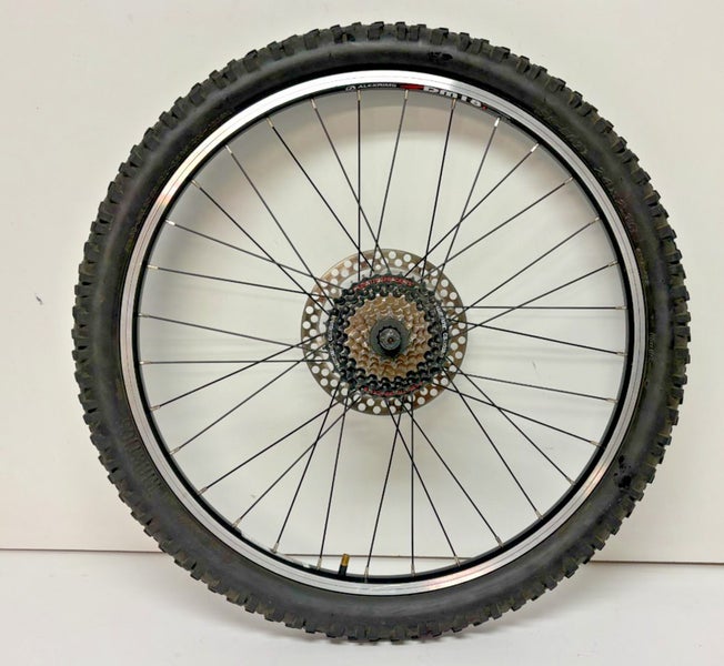 Alexrims DM18 8-Speed 32-Spoke Aluminum Disc Brake 24" QR Rear Wheel +Tire
