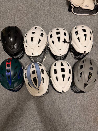 Lacrosse helmet bundle of 8. First come first serve