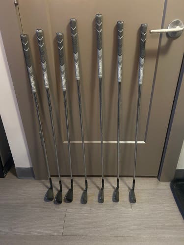 2011 Adams Idea Pro A12 Right Handed Iron Set Stiff Flex Steel Shaft (Used)