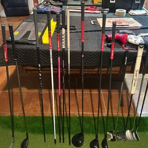 GOLF CLUBS AND SHAFTS FOR SALE BUNDLE