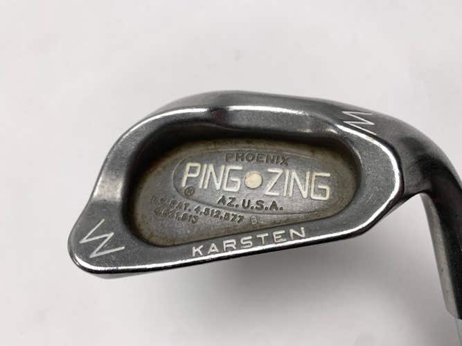 Ping Zing Pitching Wedge PW White Dot Karsten KT-M Stiff Steel Mens RH