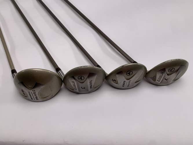 TaylorMade Ti Bubble 2 Wood Set 3 5 7 | 12* 15* 18* 21* Bubble 2 60g Ladies RH