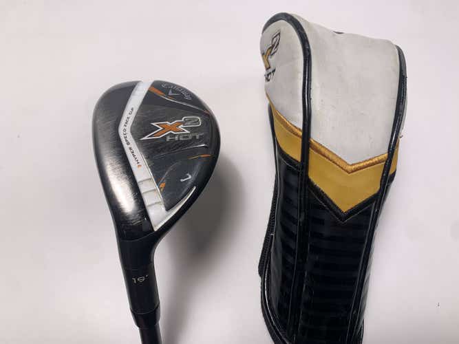 Callaway X2 Hot 3 Hybrid 19* 60g Regular Graphite Mens LH HC