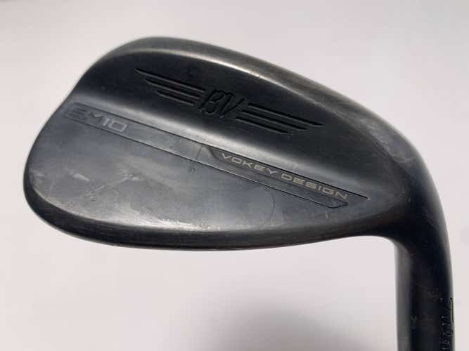 Titleist Vokey SM10 Jet Black Sand Wedge SW 54* 10 Bounce Wedge Steel Mens RH