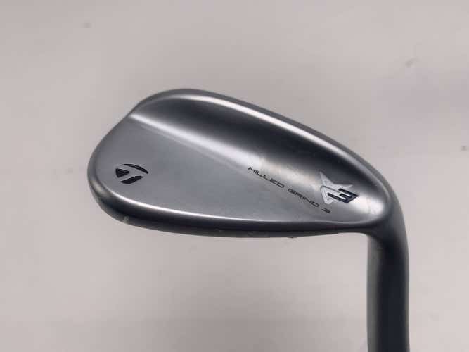 TaylorMade Milled Grind 3 Raw Chrome Wedge 58* 11 TT DG S200 Tour Issue Mens RH