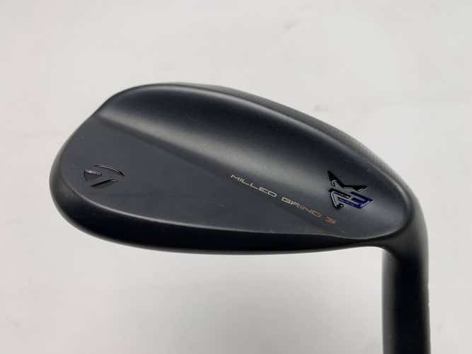 TaylorMade Milled Grind 3 Raw Black Lob Wedge LW 58* 8 TT DG S200 Stiff Mens RH