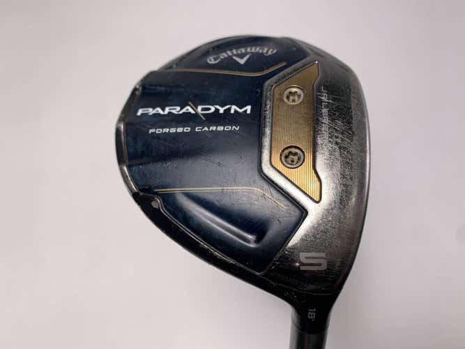 Callaway Paradym 5 Fairway Wood 18* Aldila Ascent 40g Senior RH Midsize Grip