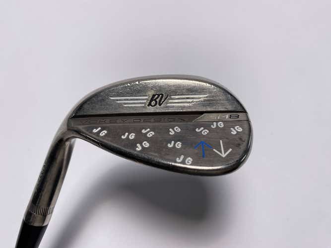 Titleist Vokey SM8 Tour Chrome Sand Wedge SW 54* 12 D-Grind Wedge Steel Mens LH