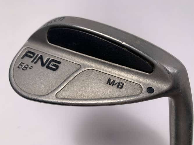 Ping MB Lob Wedge LW 58* Black Dot Wedge Steel Mens RH