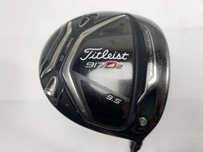 Titleist 917 D2 Driver 9.5* Aldila Rogue max 65g Stiff RH Midsize Grip