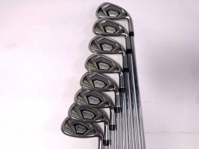 Callaway Rogue Iron Set 4-PW+GW Regular Steel Mens RH