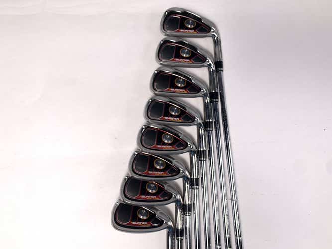 TaylorMade Burner Plus Iron Set 4-PW+GW Burner Superfast 85g Stiff Steel Mens RH