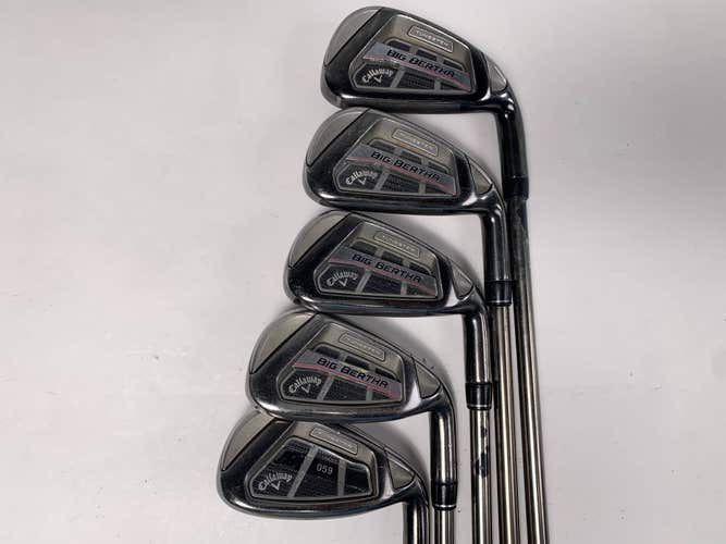 Callaway Big Bertha OS Iron Set 5-9 UST Mamiya Recoil ES 460 F3 Regular RH