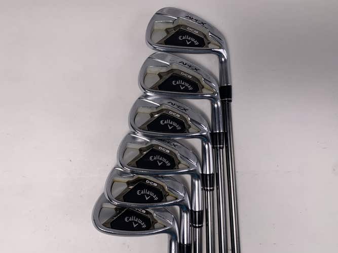 Callaway Apex DCB 21 Iron Set 6-PW+GW RCH 65 Senior Graphite Mens RH