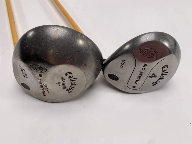 Callaway S2H2 Driver & 4 Fairway Wood Set 9* 17* UST Pro Force Gold Mens RH