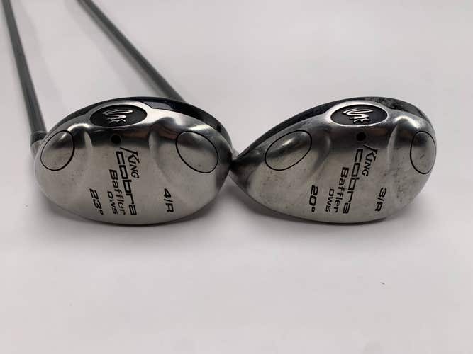 Cobra Baffler DWS 3 & 4 Hybrid Set 20* 23* Aldila NV HL 65g Stiff Mens RH