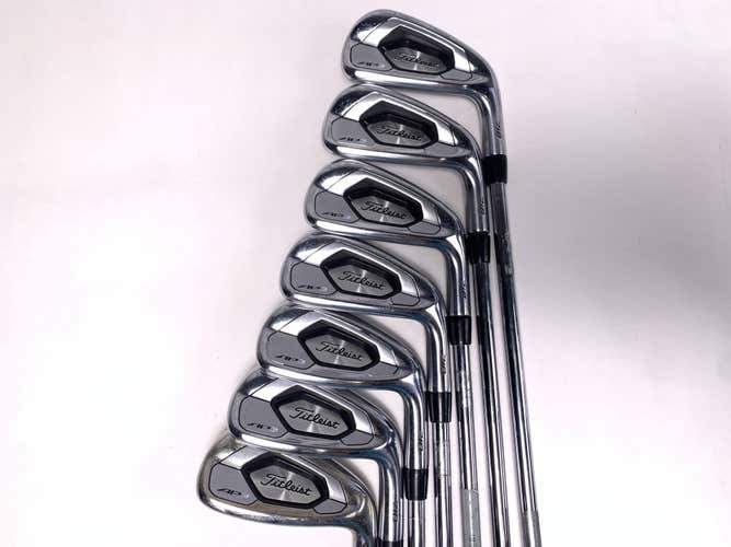 Titleist 718 AP3 Iron Set 4-PW True Temper AMT Black S300 Stiff Steel Mens RH