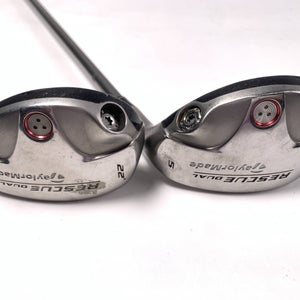 TaylorMade Rescue Dual 4 & 5 Hybrid Set 22* 25* Ultralite Ladies Graphite RH