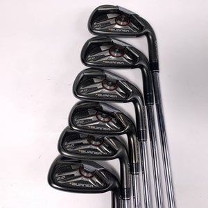 TaylorMade Burner 2009 Iron Set 5-PW Burner 2.0 Stiff Steel Mens RH- +1"