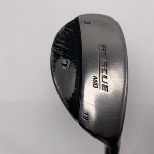 TaylorMade Rescue Mid 3 Hybrid 19* Regular Graphite Mens RH