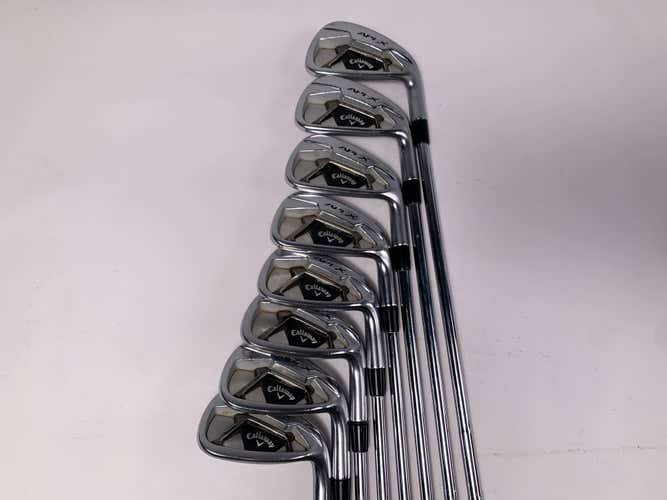 Callaway Apex 21 Iron Set 4-PW+GW True Temper Elevate ETS VSS 115g Stiff Mens RH